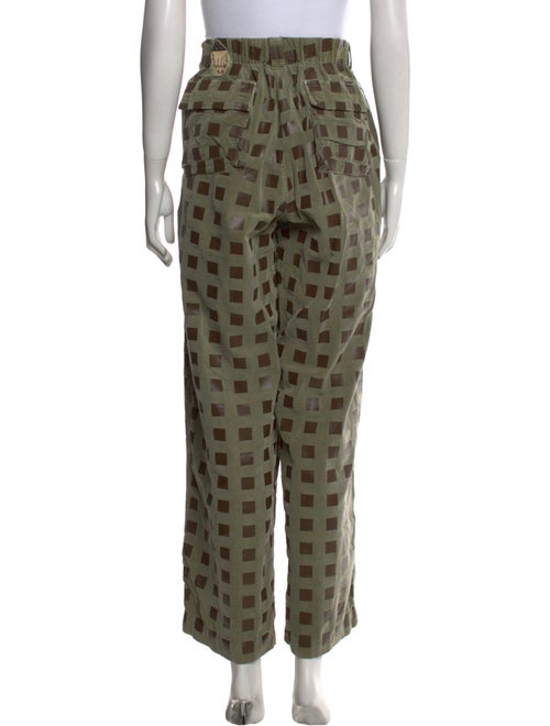 Cav Empt Plaid Print Wide Leg Pants