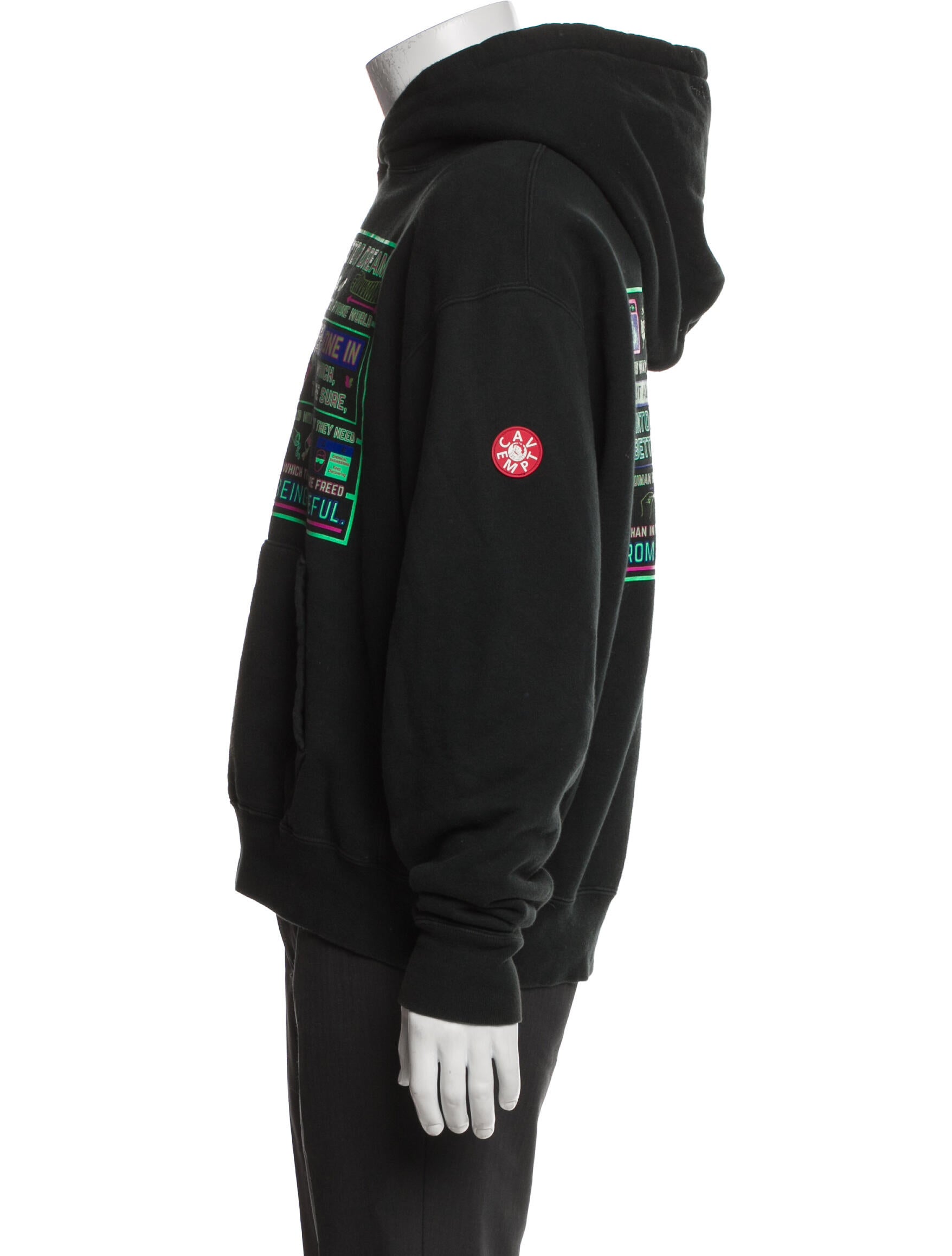 Cav Empt Graphic Print Crew Neck Hoodie