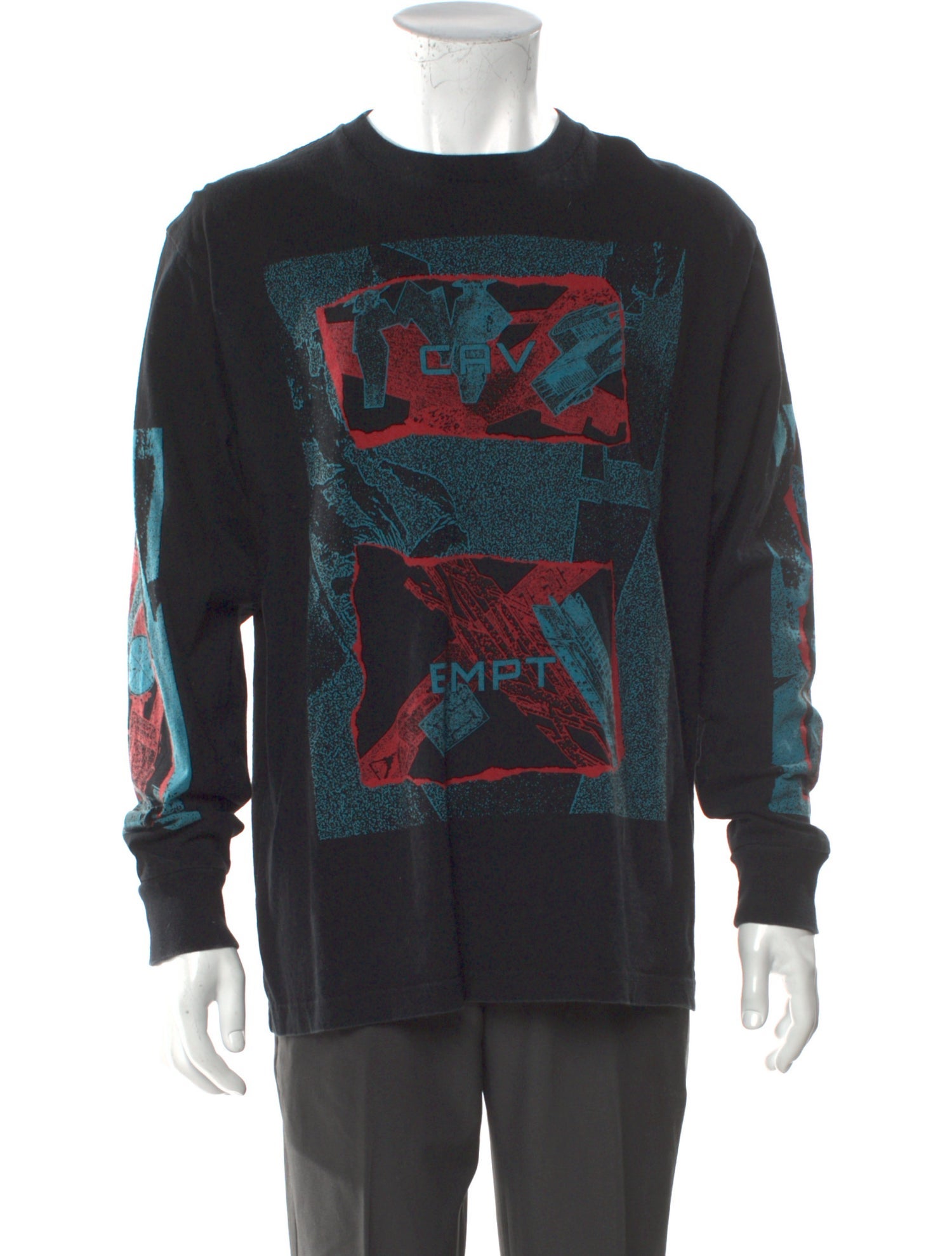 Cav Empt Printed Crew Neck Henley