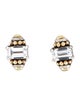 Caviar Topaz Earclip Earrings