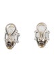 Caviar Topaz Earclip Earrings
