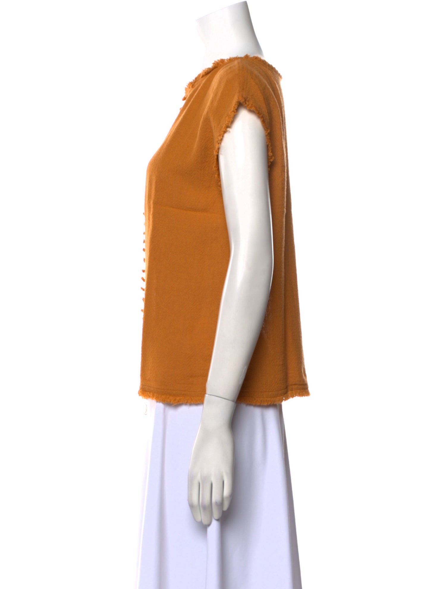 Caravana Bateau Neckline Short Sleeve Top