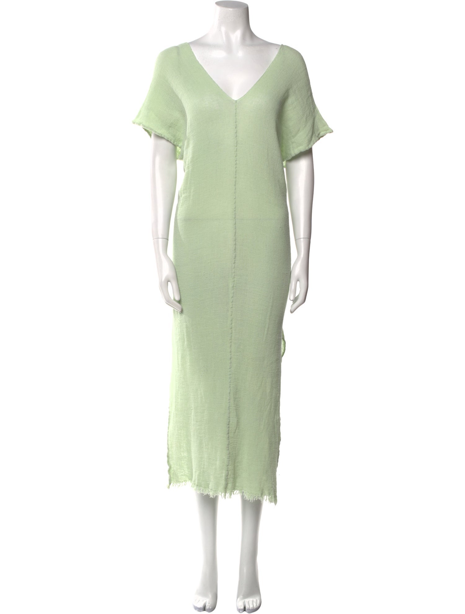 Caravana V-Neck Midi Length Dress