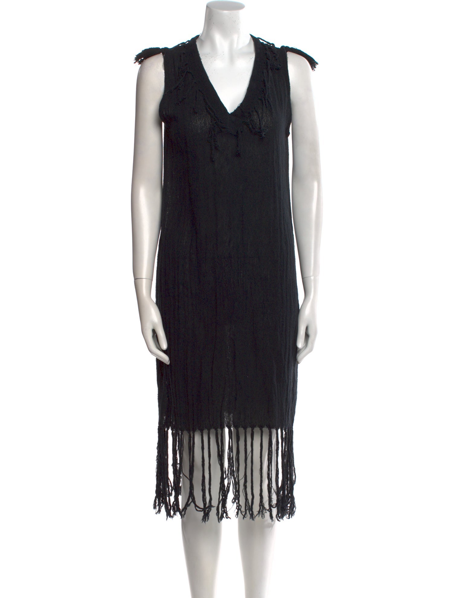 Caravana V-Neck Midi Length Dress