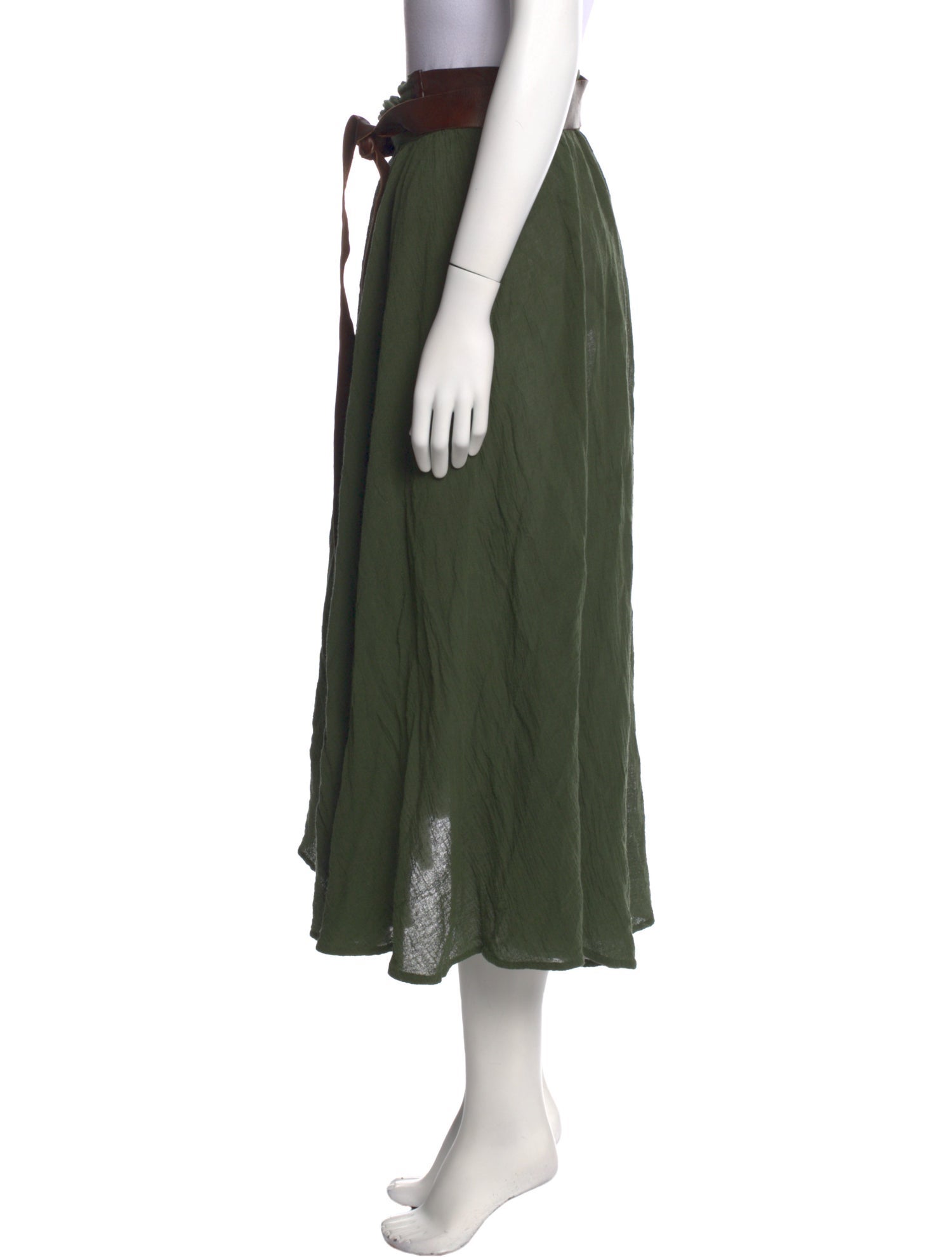 Caravana Braided Accents Knee-Length Skirt