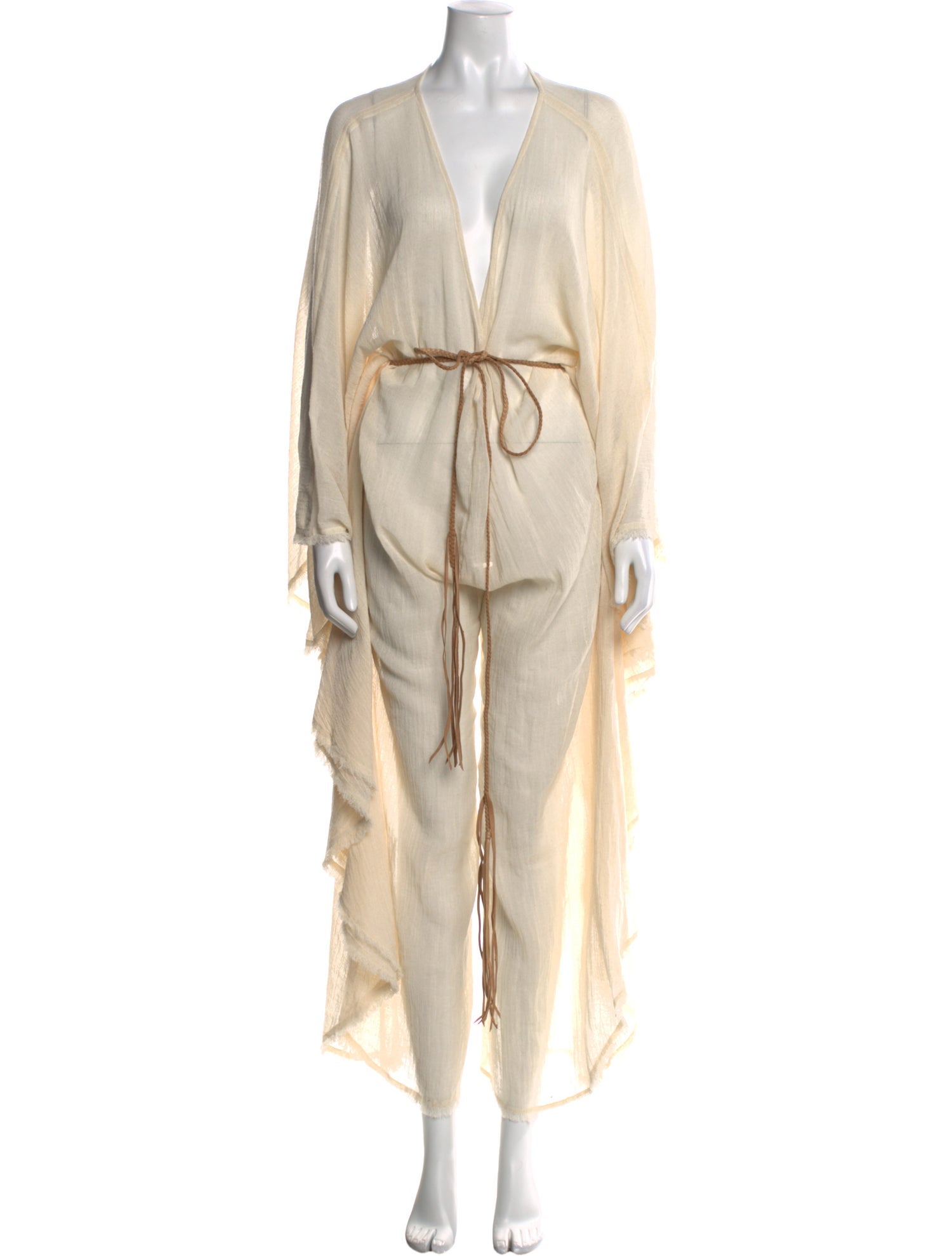 Caravana Plunge Neckline Jumpsuit