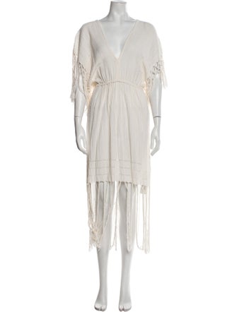 Caravana V-Neck Midi Length Dress