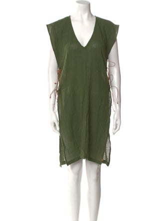 Caravana V-Neck Mini Dress