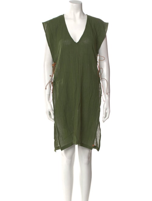 Caravana V-Neck Mini Dress