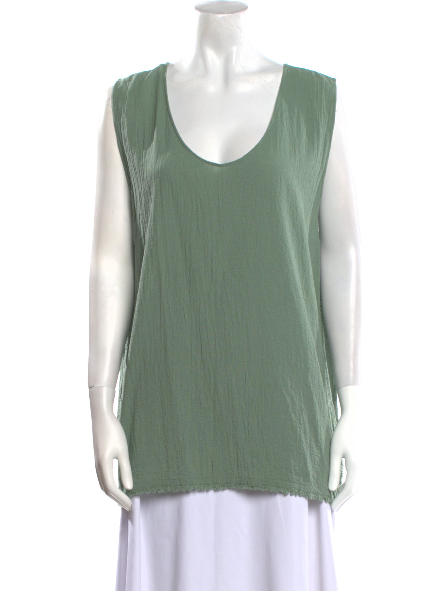Caravana Scoop Neck Sleeveless Top