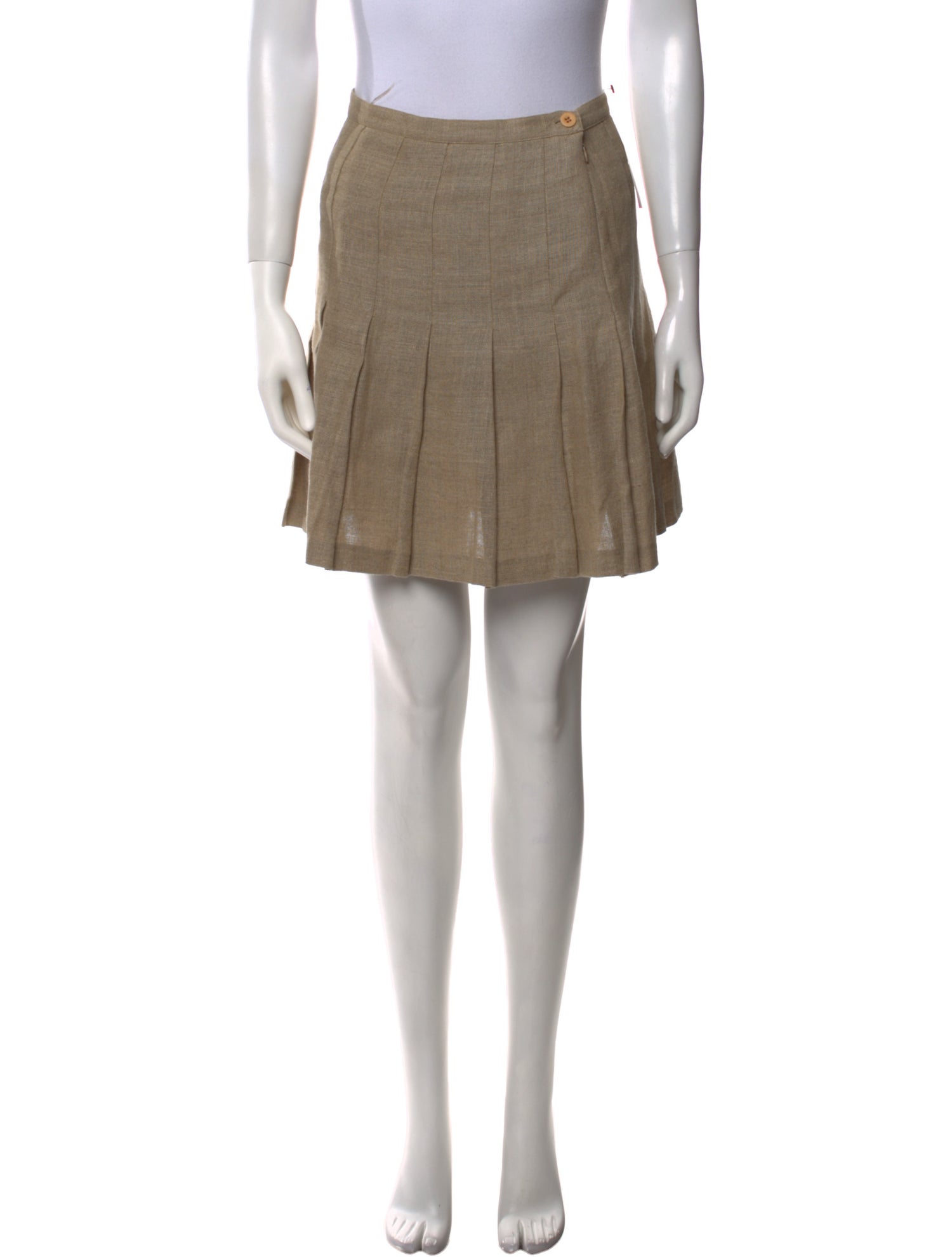 Castelbajac Linen Mini Skirt