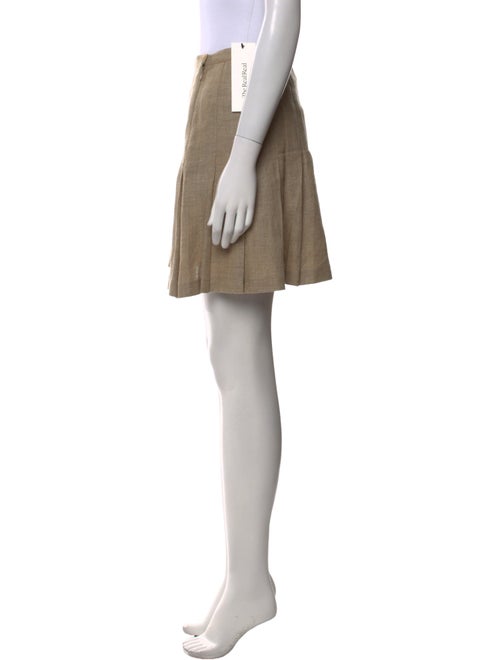 Castelbajac Linen Mini Skirt