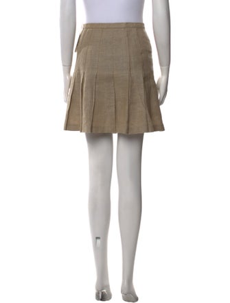 Castelbajac Linen Mini Skirt