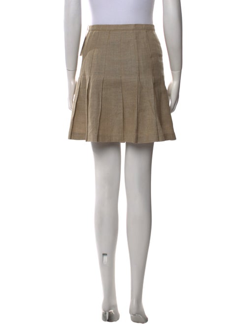 Castelbajac Linen Mini Skirt