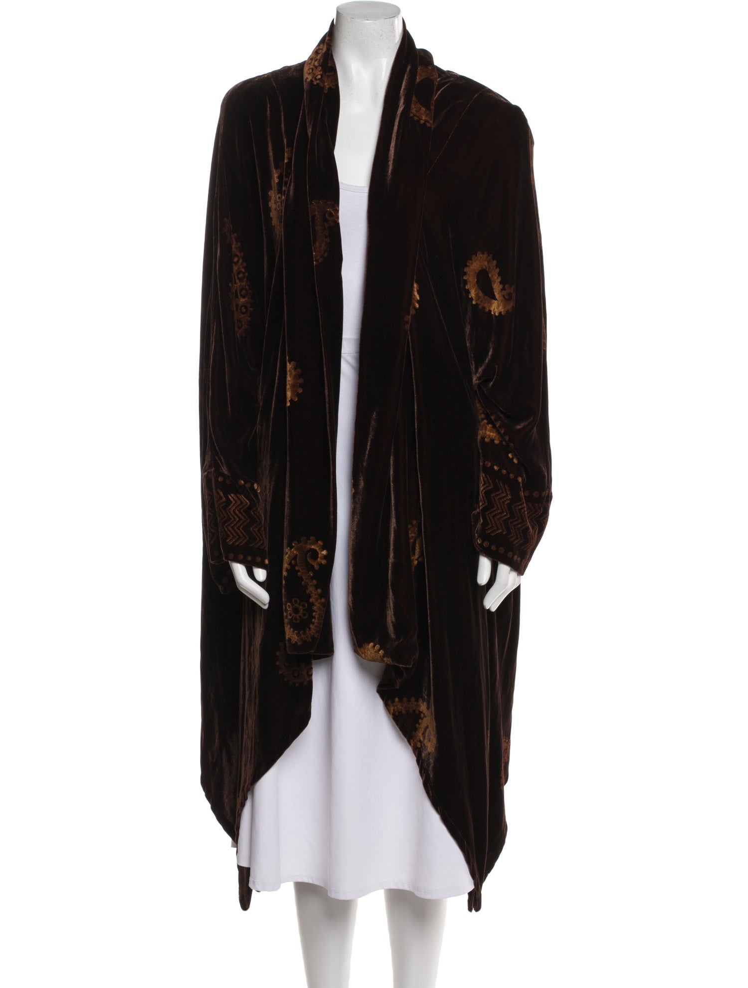 Catherine Bacon Paisley Print Jacket