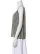 Catherine Bacon Silk Striped Top