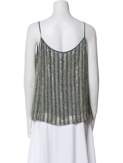 Catherine Bacon Silk Striped Top