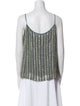 Catherine Bacon Silk Striped Top