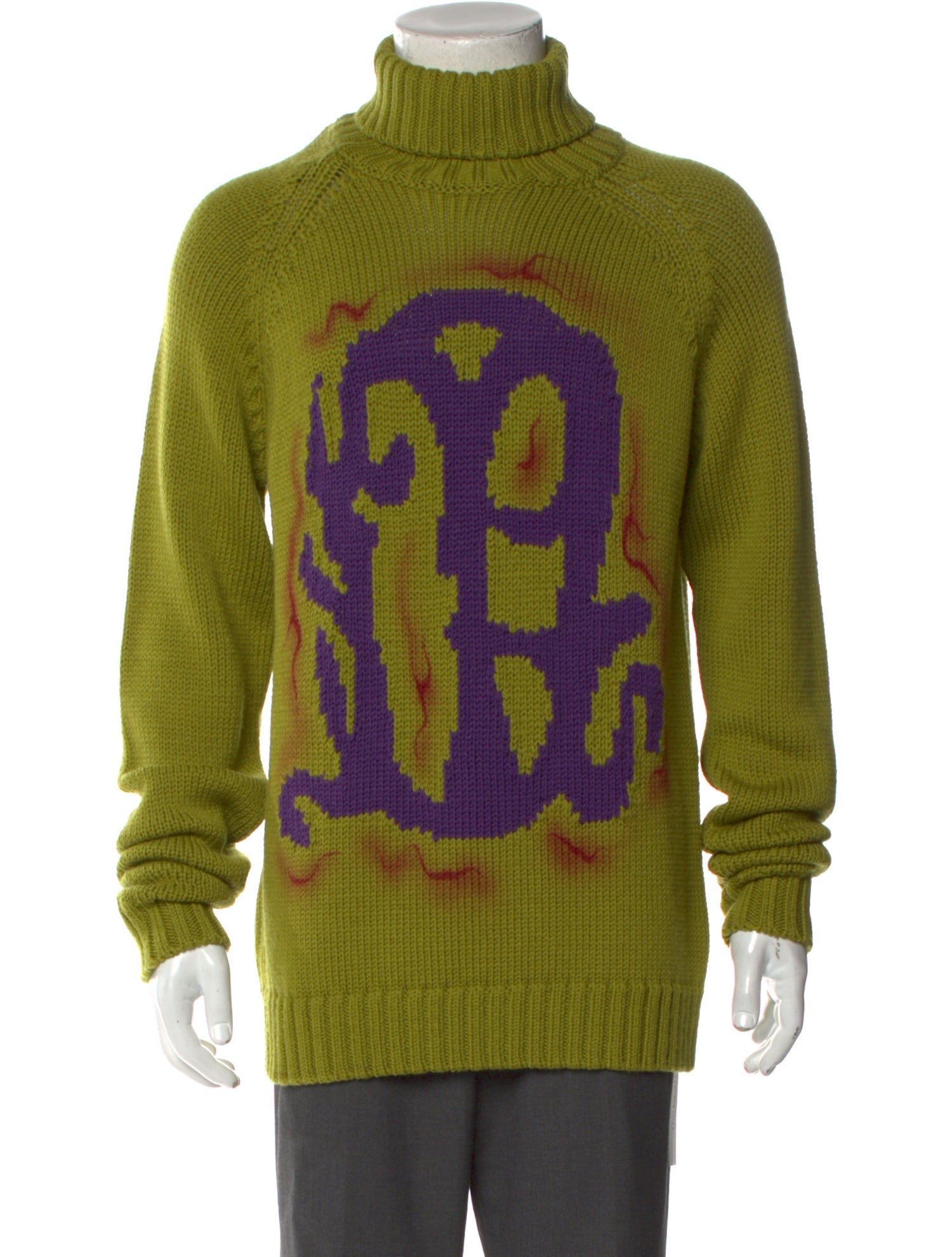CASELLA MEYER Wool Graphic Print Pullover