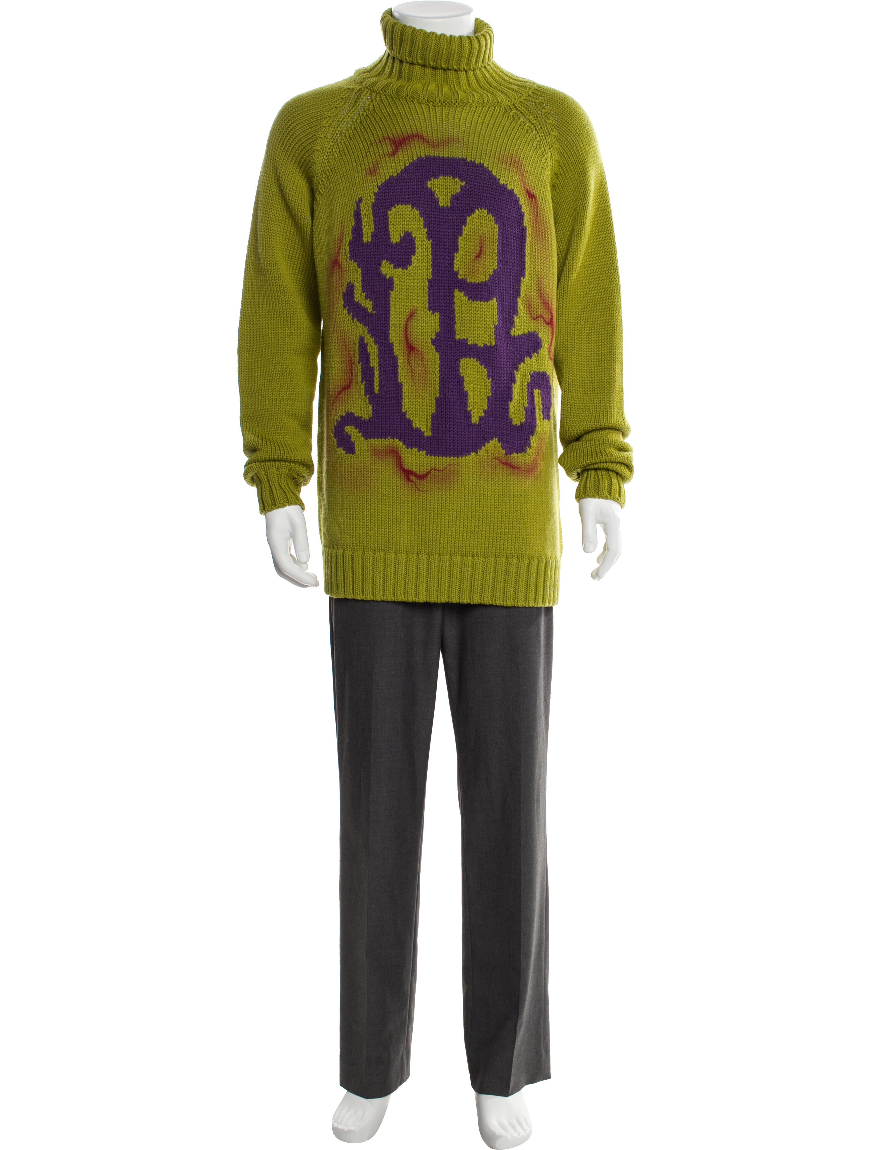 CASELLA MEYER Wool Graphic Print Pullover