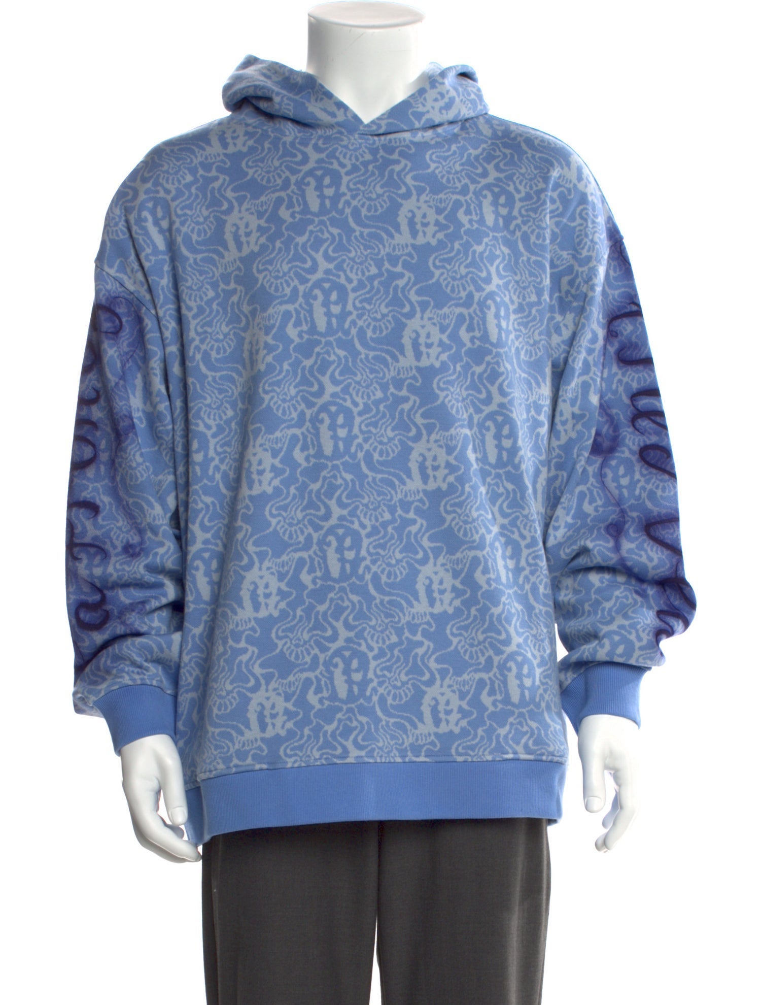 CASELLA MEYER Printed Crew Neck Hoodie
