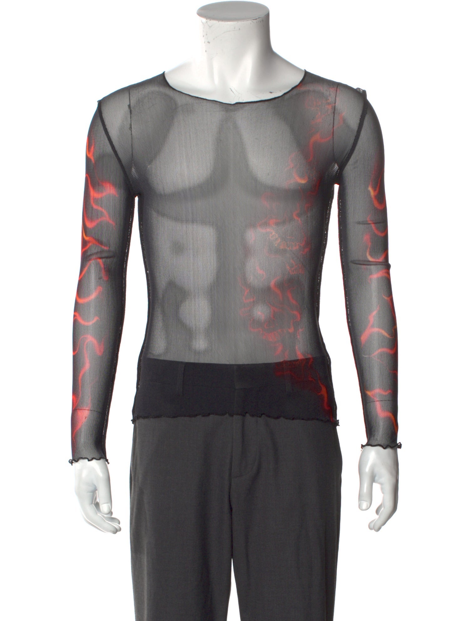 CASELLA MEYER Silk Graphic Print Henley