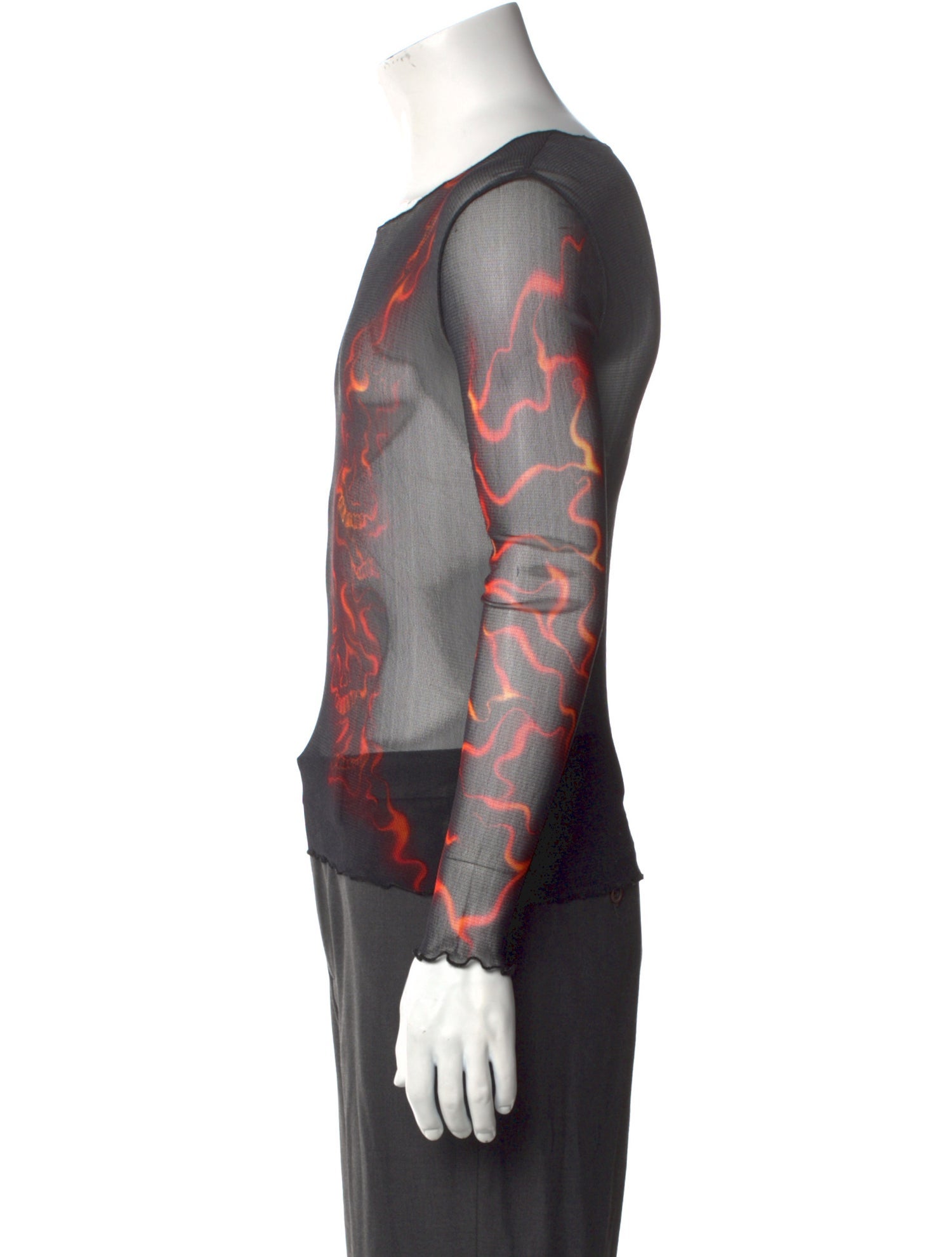 CASELLA MEYER Silk Graphic Print Henley