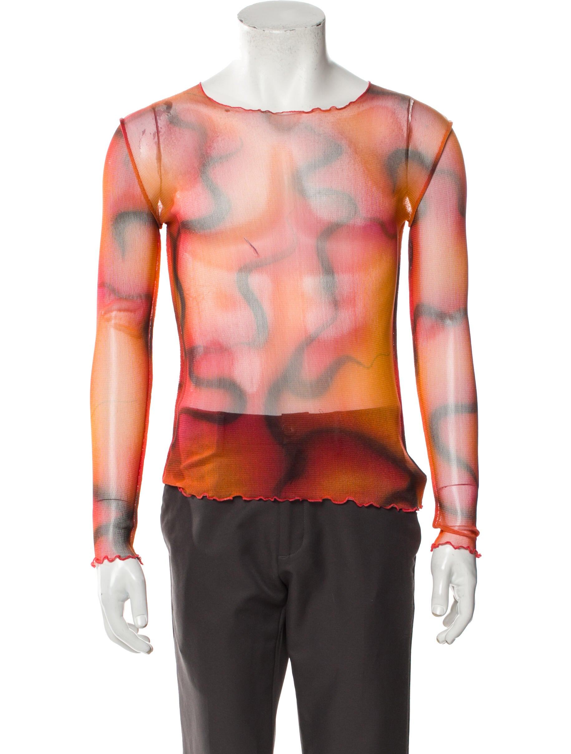 CASELLA MEYER Silk Graphic Print T-Shirt w/ Tags