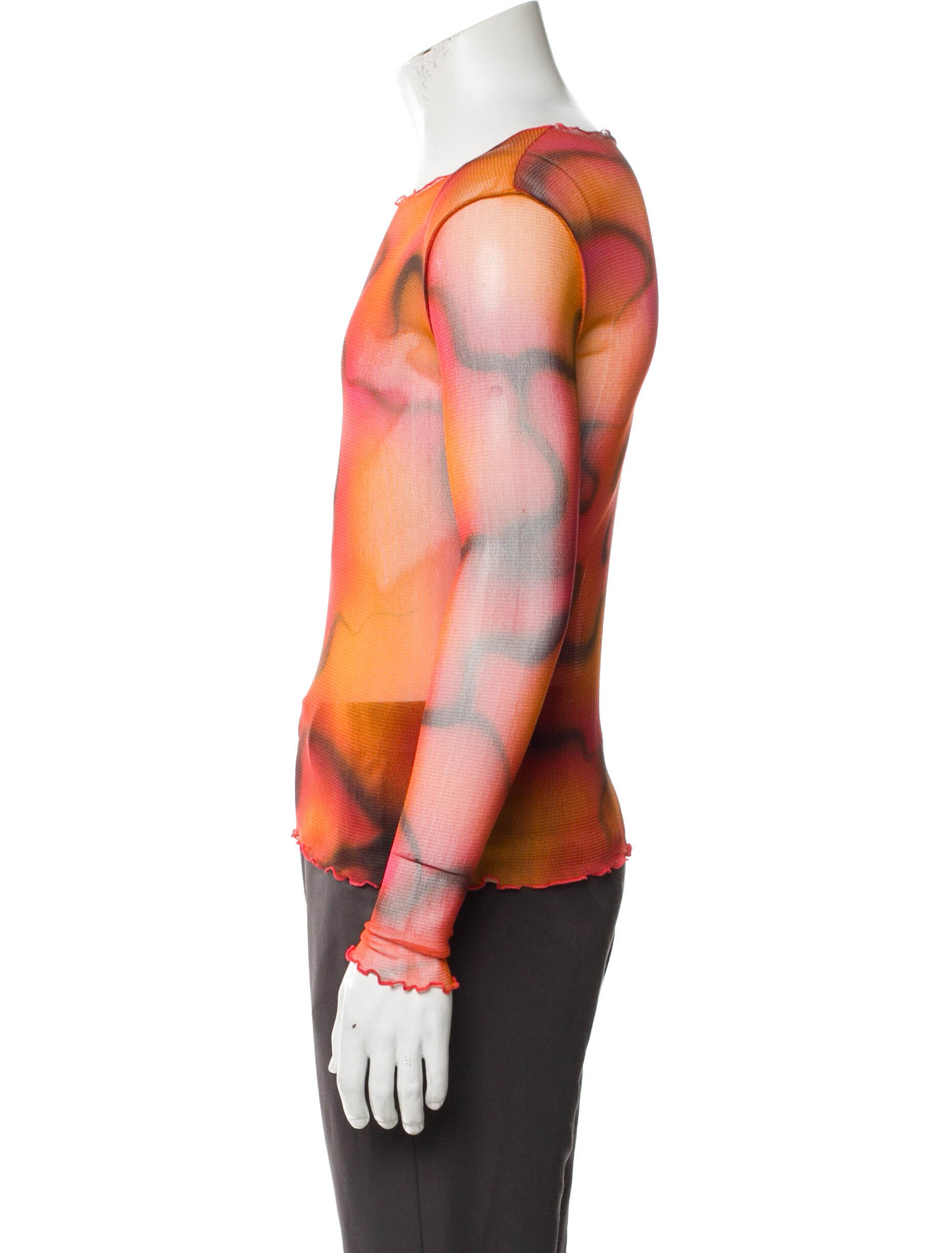 CASELLA MEYER Silk Graphic Print T-Shirt w/ Tags