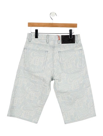 CASELLA MEYER Graphic Print Flat Front Shorts