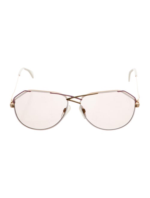 Cazal Aviator Tinted Sunglasses white