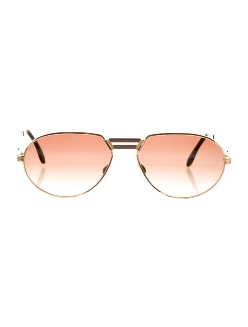 Cazal Tinted Aviator Sunglasses brown