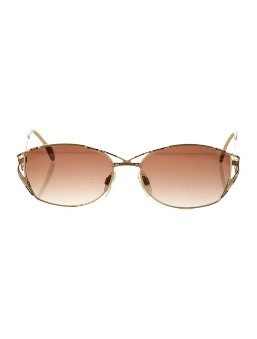 Cazal Tinted Square Sunglasses cream