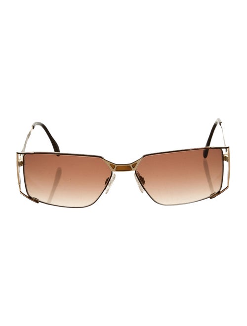 Cazal Square Tinted Sunglasses gold