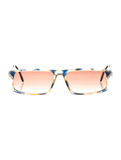 Cazal Square Tinted Sunglasses blue
