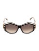 Cazal Oversize Gradient Sunglasses