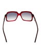 Cazal Square Gradient Sunglasses