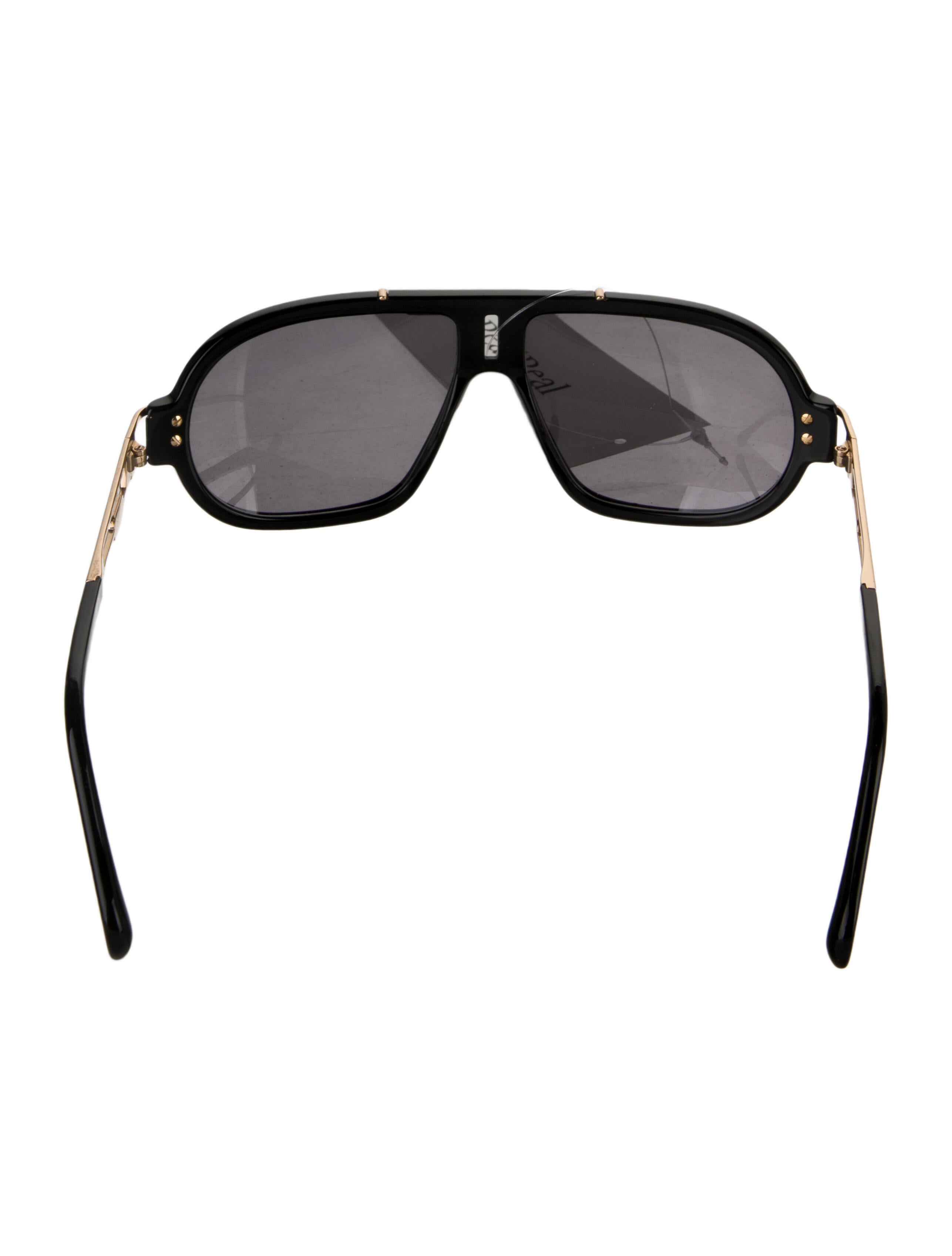 Cazal Shield Mirrored Sunglasses