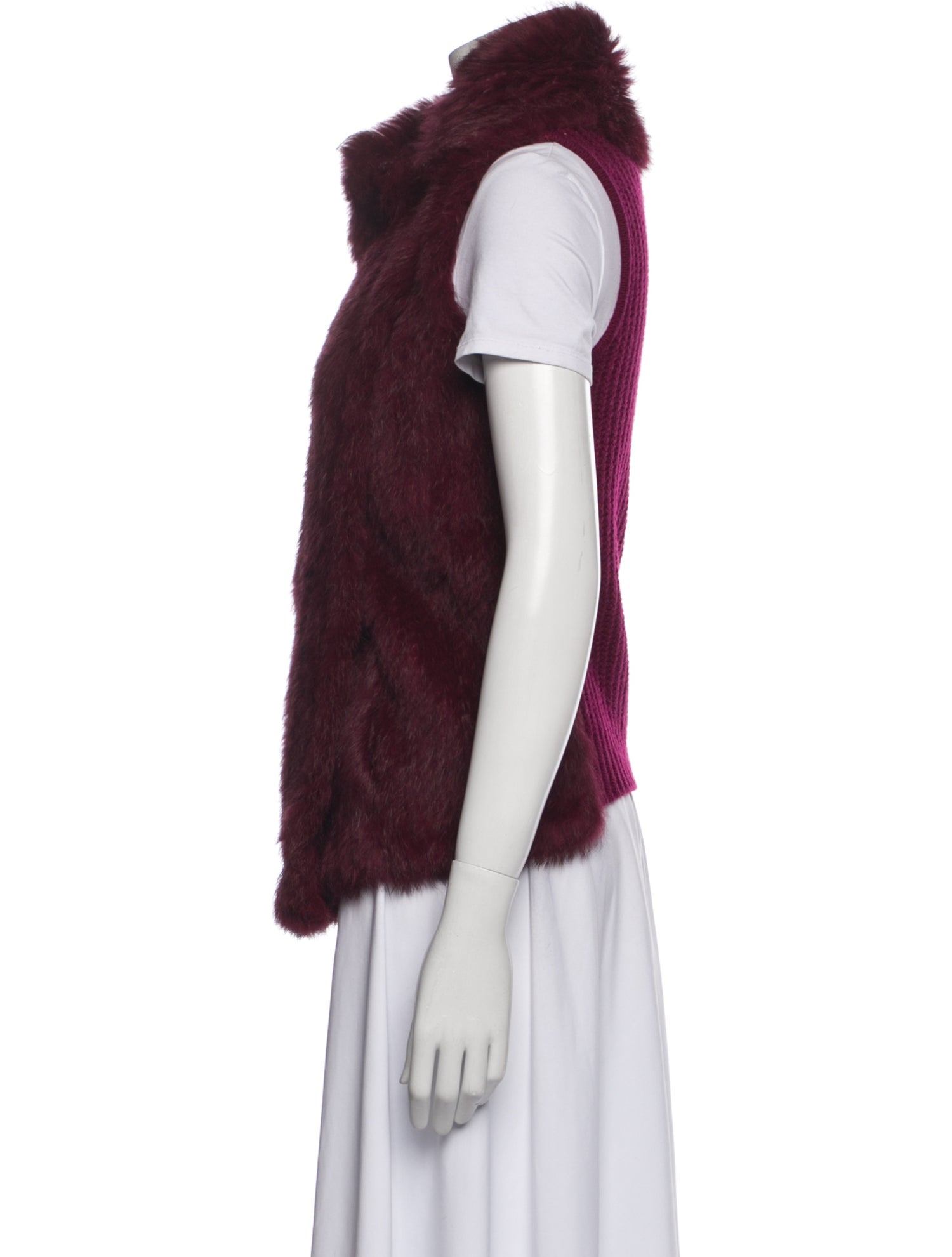 C By Bloomingdale's Cashmere Fur Fur Jacket