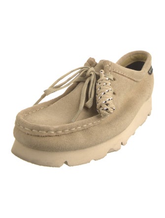 Clark's Botanicals Suede Scalloped Accent Oxfords