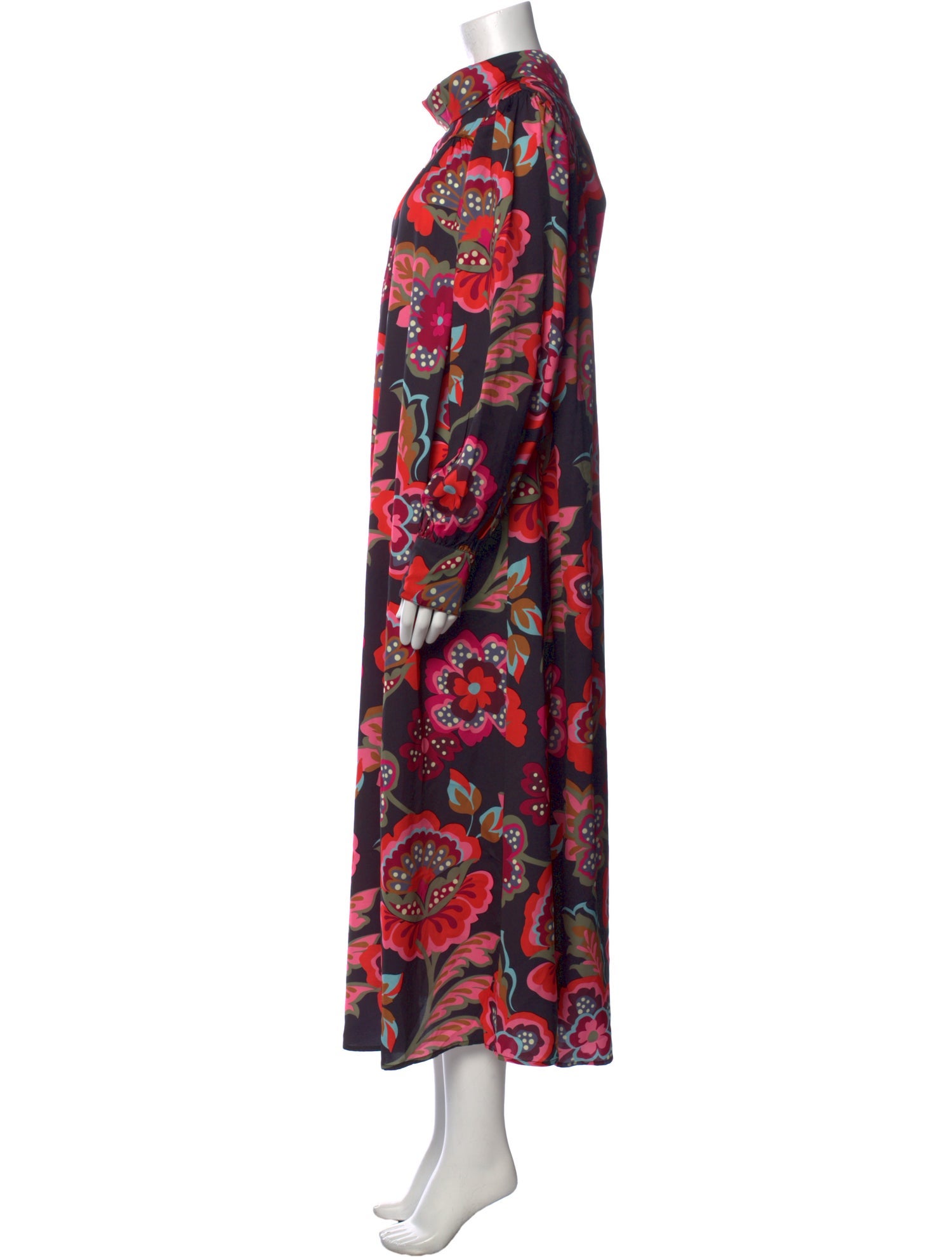 Crosby by Mollie Burch Floral Print Long Dress w/ Tags