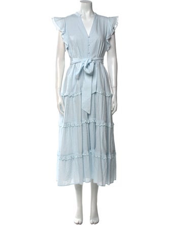 Crosby by Mollie Burch V-Neck Midi Length Dress