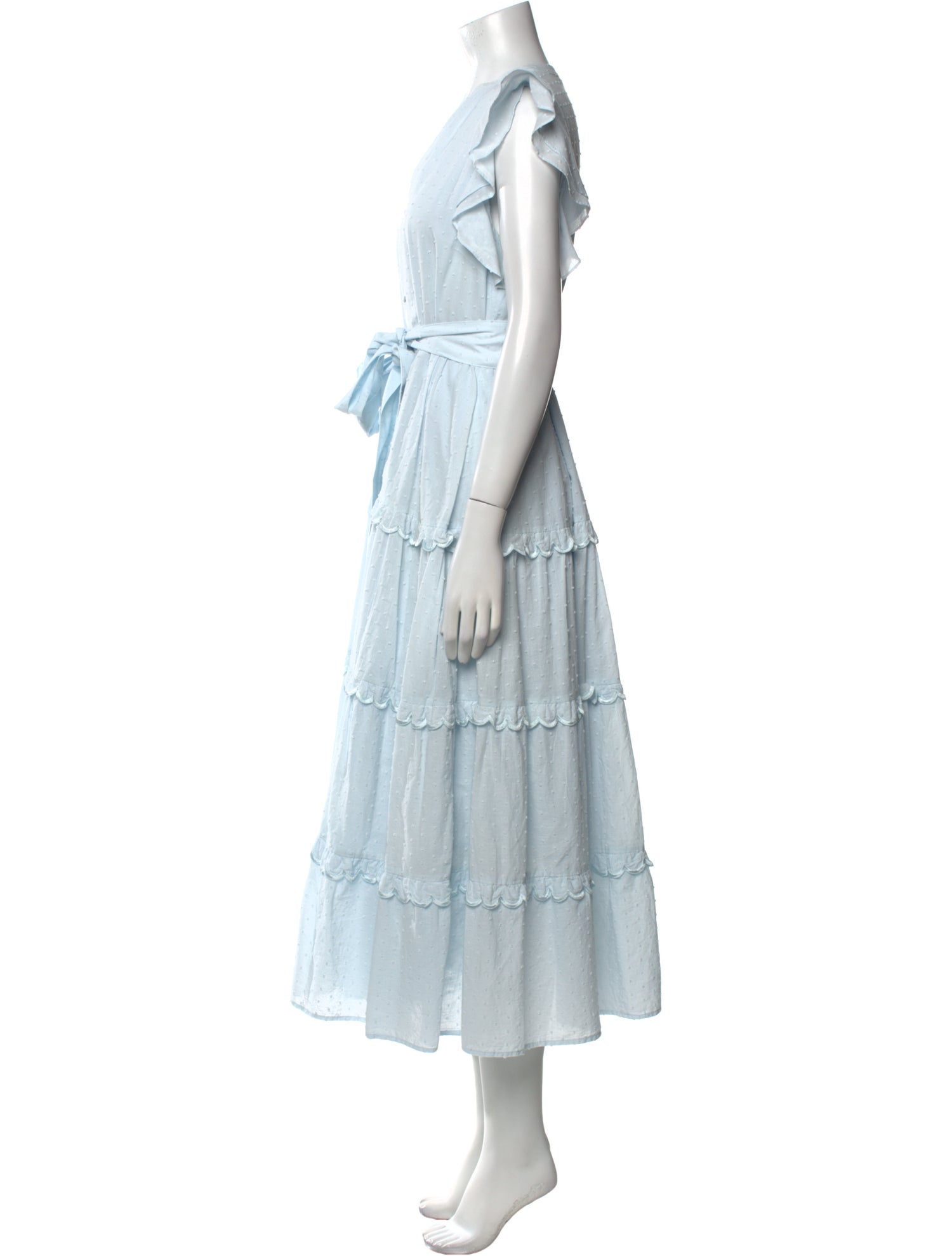 Crosby by Mollie Burch V-Neck Midi Length Dress