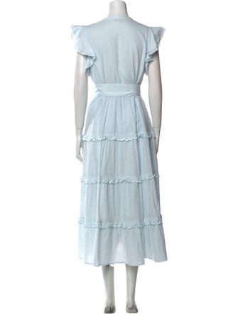 Crosby by Mollie Burch V-Neck Midi Length Dress