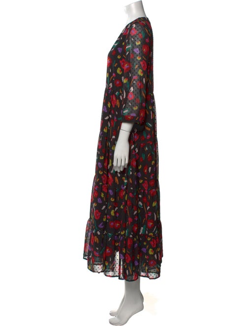 Crosby by Mollie Burch Floral Print Midi Length Dress