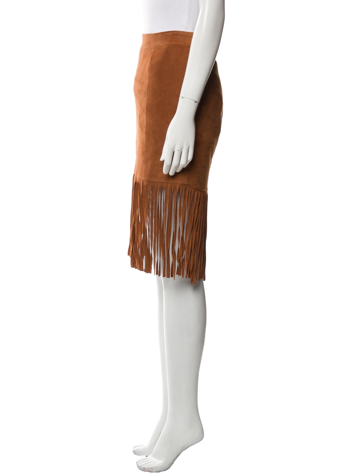 Cusp by Neiman Marcus Leather Mini Skirt