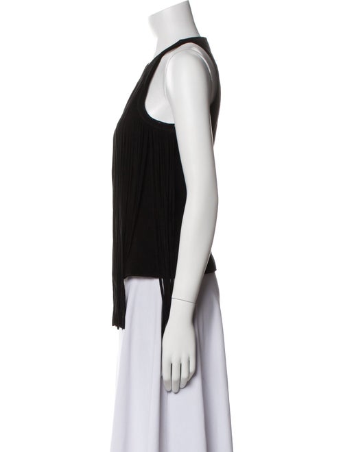 Cusp by Neiman Marcus Leather Halterneck Top