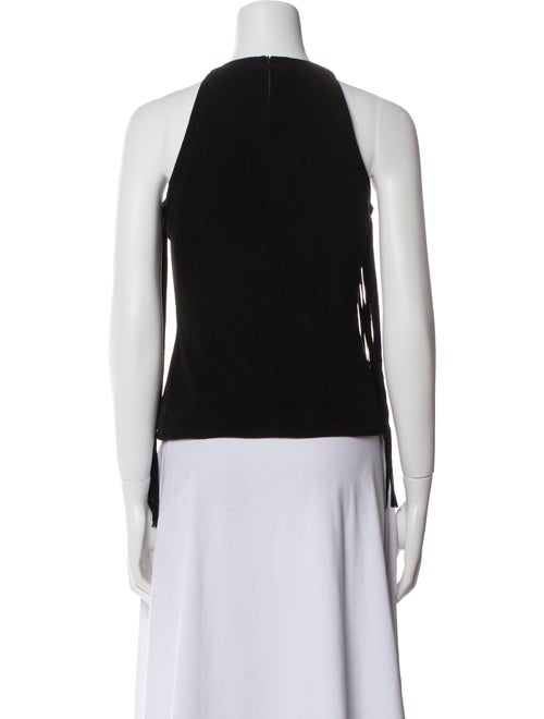 Cusp by Neiman Marcus Leather Halterneck Top