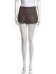 Cusp by Neiman Marcus Leather Mini Shorts