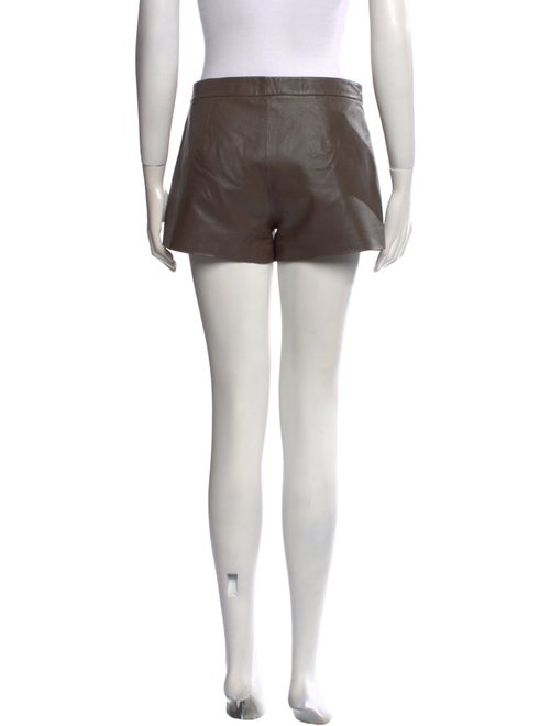 Cusp by Neiman Marcus Leather Mini Shorts